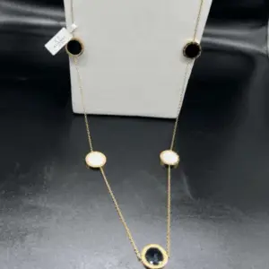 Aljamal – Collier Sautoir Multirond Acier Inoxydable
