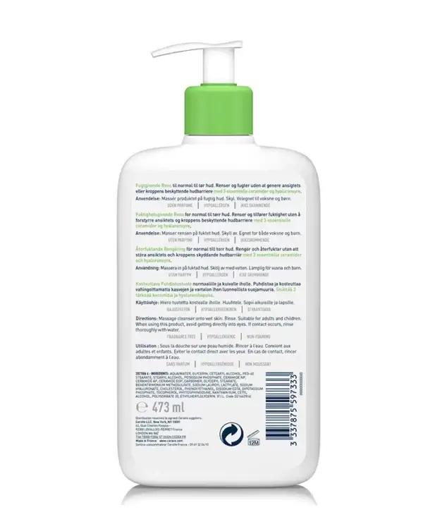 CeraVe – Crème Lavante 473 ml – Image 2