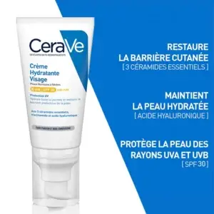 CeraVe – Crème Hydratante Visage Oil Control SPF30 53 ml