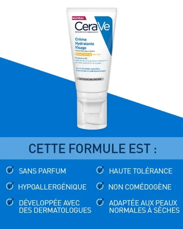 CeraVe – Crème Hydratante Visage Oil Control SPF30 53 ml – Image 2