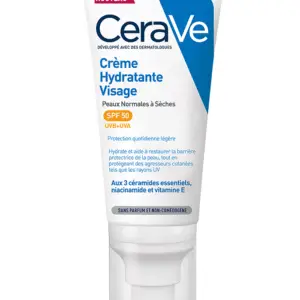 CeraVe – Crème Hydratante Visage SPF50 52ml