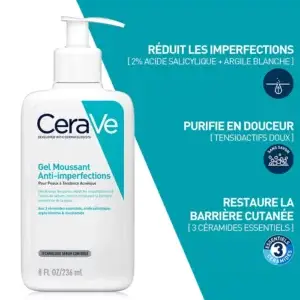 CeraVe – Gel Moussant Anti-Imperfections 473 ml