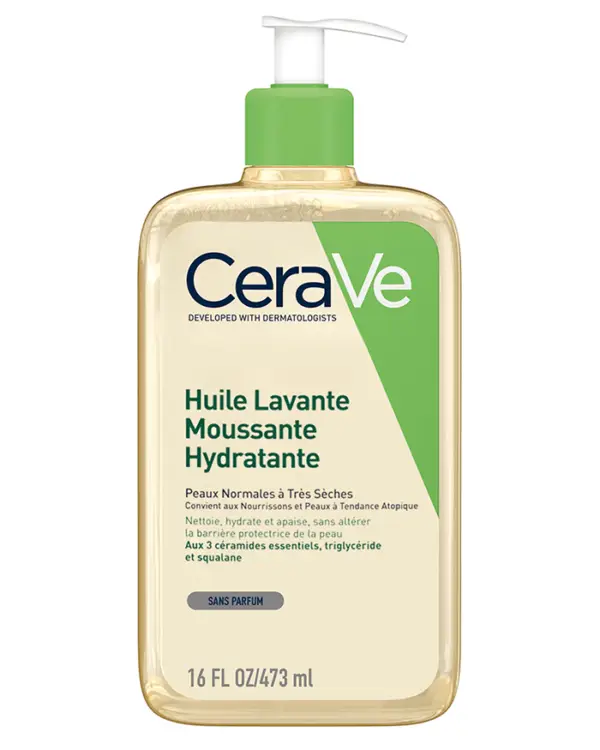 CeraVe – Huile Lavante Moussante Hydratante 473ml