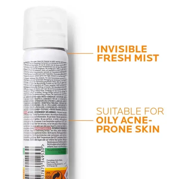 La Roche-Posay – Anthelios Brume Solaire Visage Invisible SPF50+ 75ml – Image 3