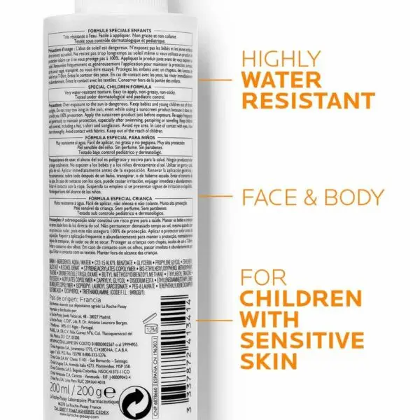 La Roche-Posay – Anthelios Dermo-Pediatrics Spray SPF50+ 200ml – Image 3