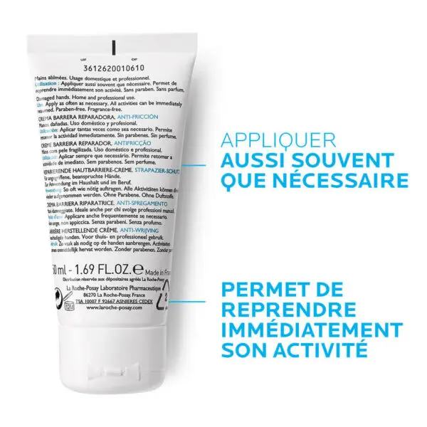La Roche-Posay – Cicaplast Crème Mains 50ml – Image 2