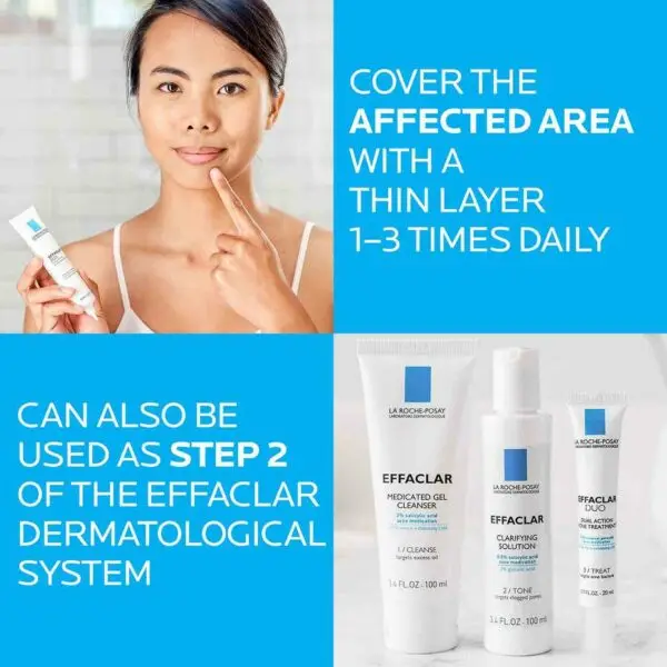 La Roche-Posay – Effaclar Duo(+) Correcteur Anti-Imperfections 40ml – Image 4