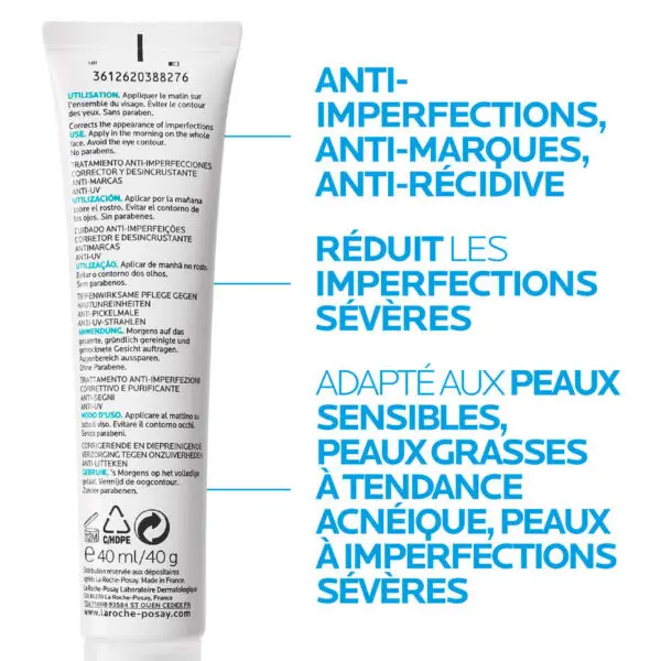 La Roche-Posay – Effaclar Duo(+) SPF30 Soin Correcteur 40ml – Image 3