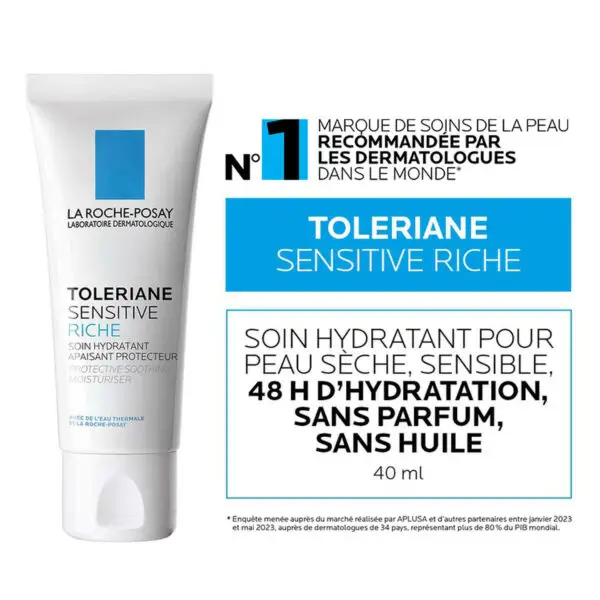 La Roche-Posay – Toleriane Sensitive Crème 40 ml – Image 9