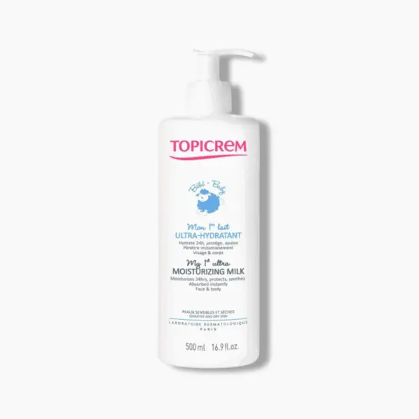 Topicrem – Bébé Mon 1er Lait Ultra Hydratant 500 ml