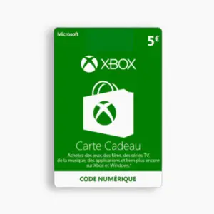 Carte Xbox – 5 EUROS