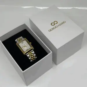Giorgio & Dario – Montre Femme Rectangulaire Acier Inoxydable