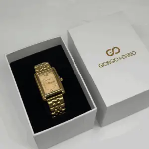Giorgio & Dario – Montre Femme Rectangulaire Acier Inoxydable