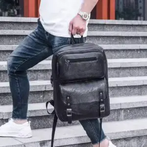 Sac à dos urbain multifonctions – Cuir PU
