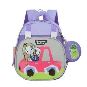 Super Baby – Sac à dos enfants Voiture Violet