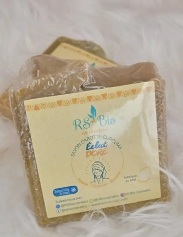 RS Bio – Savon Carotte-Curcuma Éclat Doré