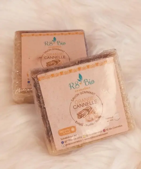 RS Bio – Savon Gommant Orange-Cannelle