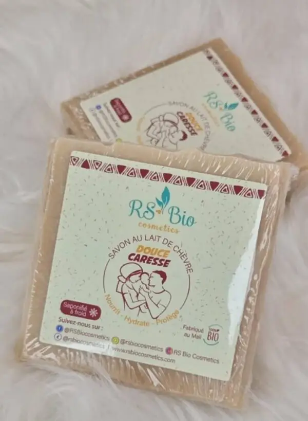 RS Bio – Savon au Lait de Chèvre « Douce Caresse »