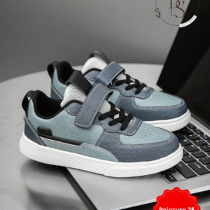 Baskets enfant décontractées – Skateboard PU imperméables – Pointure 27