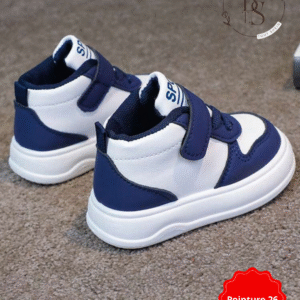 Baskets mi-hautes bébé/tout-petit – Confort et style – Pointure 26