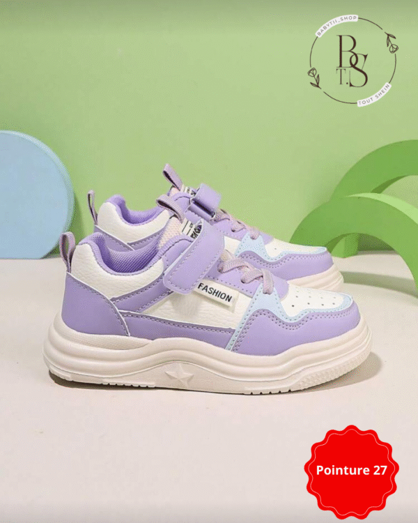 Baskets fille running confort souple antidérapantes – P27 – Image 3