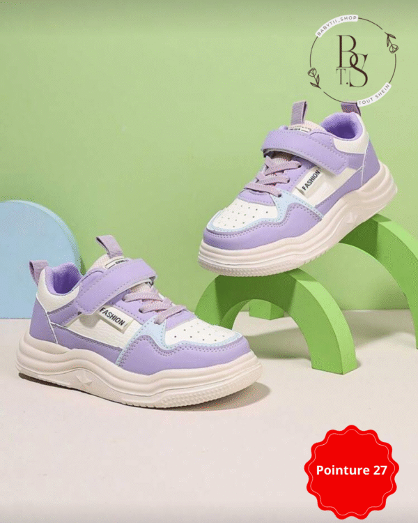 Baskets fille running confort souple antidérapantes – P27