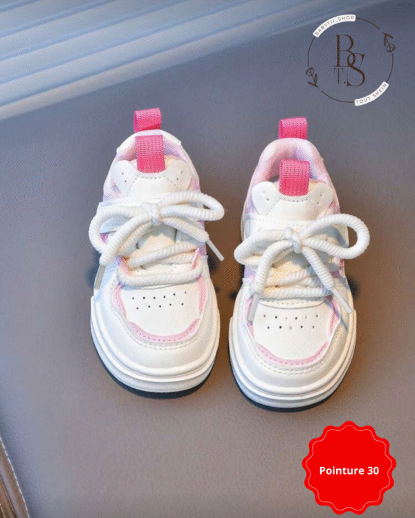 Baskets enfants pointure 30 – Chaussures colorées antidérapantes – Image 4