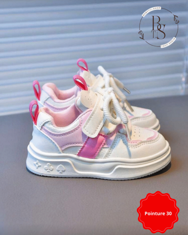 Baskets enfants pointure 30 – Chaussures colorées antidérapantes – Image 2