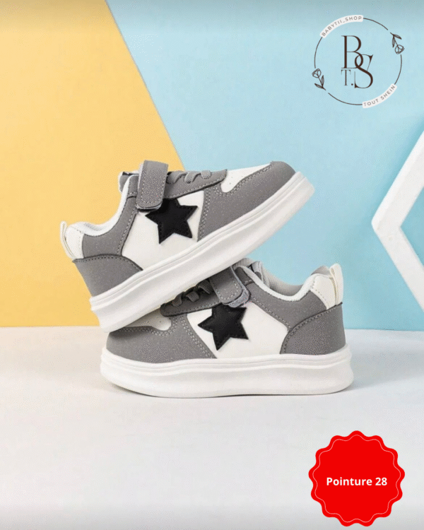 Baskets enfants pointure 28 – Sneakers souples antidérapantes – Image 2