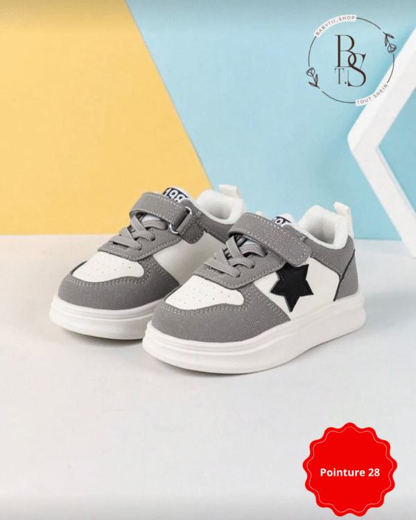 Baskets enfants pointure 28 – Sneakers souples antidérapantes – Image 3