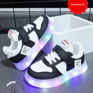 Baskets LED enfants pointure 31 – Sneakers lumineuses antidérapantes