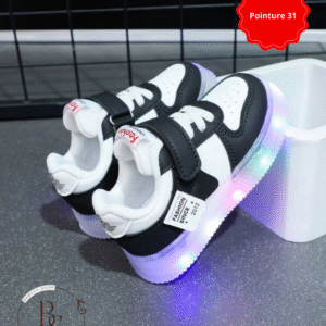 Baskets LED enfants pointure 31 – Sneakers lumineuses antidérapantes