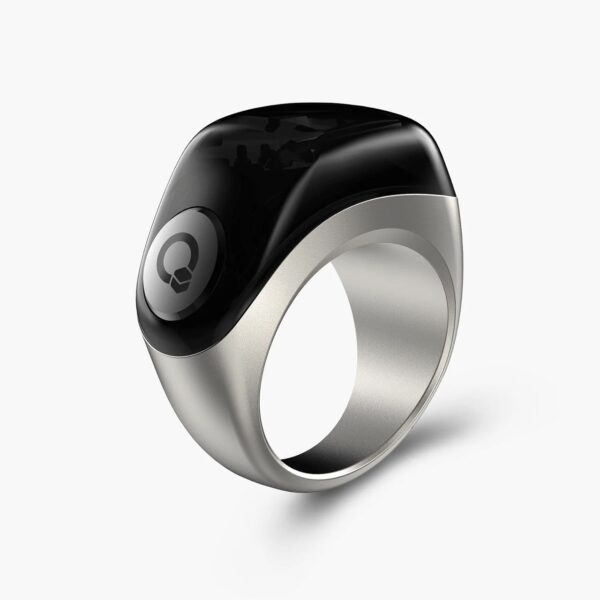 Iqibla Zikr Ring OLED – Ring connecté étanche avec chargeur