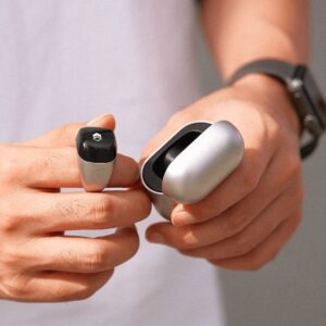 Iqibla Zikr Ring OLED – Ring connecté étanche avec chargeur