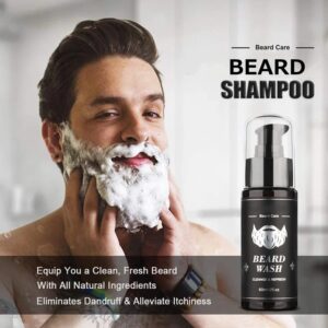 Kit barbe complet 9 en 1 – Huile, baume, shampoing & accessoires