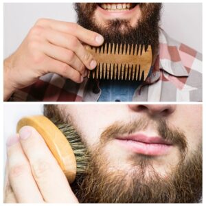Kit barbe complet 9 en 1 – Huile, baume, shampoing & accessoires