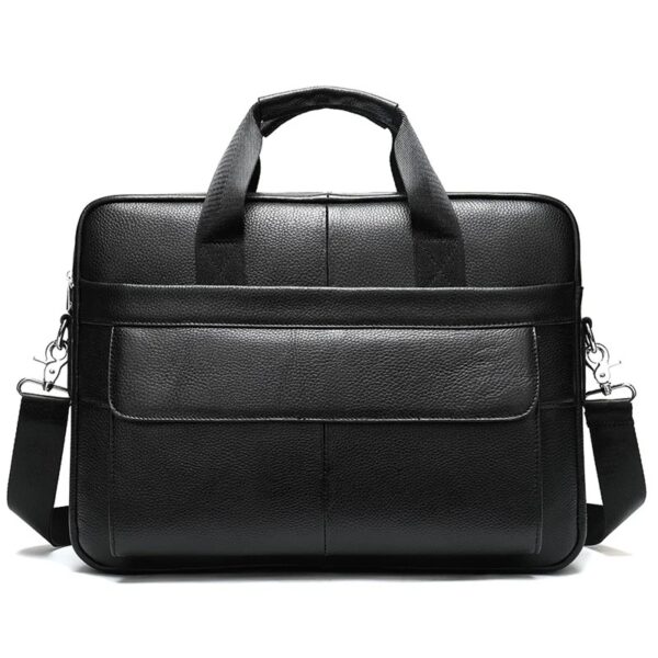 Sac de bureau Urbain N°1115 – Homme cuir véritable, compartiment PC 14"