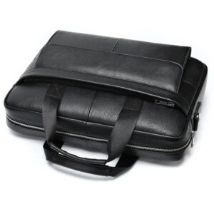 Sac de bureau Urbain N°1115 – Homme cuir véritable, compartiment PC 14"