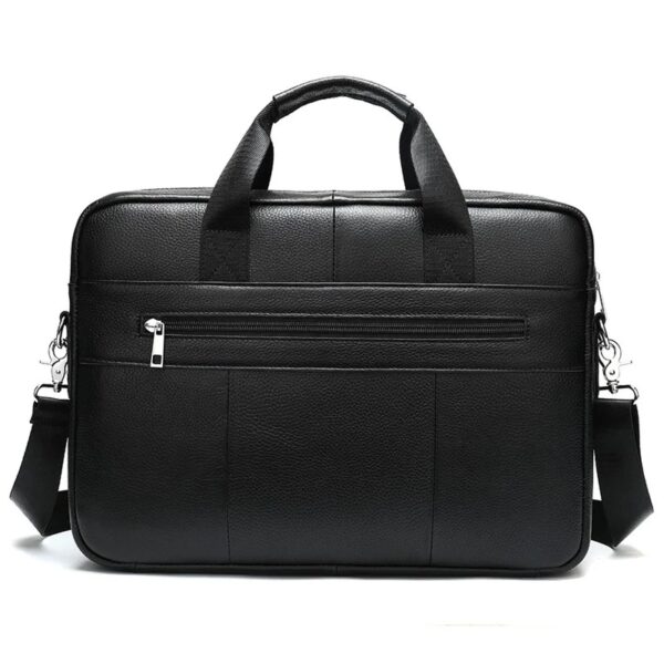 Sac de bureau Urbain N°1115 – Homme cuir véritable, compartiment PC 14" – Image 6