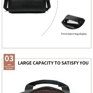 Sac de bureau Urbain N°1115 – Homme cuir véritable, compartiment PC 14"