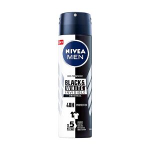 Nivea Men Déodorant Spray – Black & White Invisible Original 150 ml