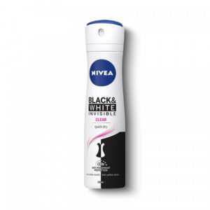 Nivea Déodorant Spray Femme – Black & White Invisible Clear 150 ml