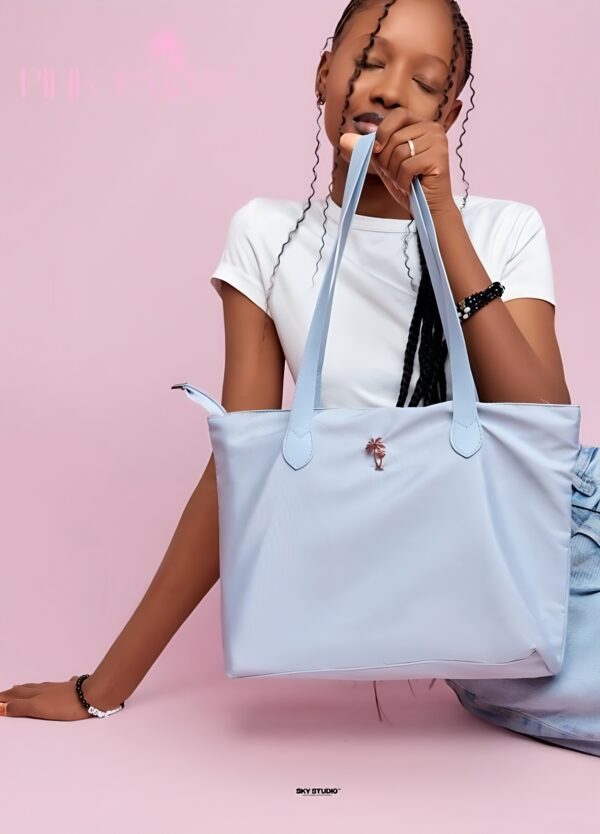 Sac à main Pink Palms Bleu