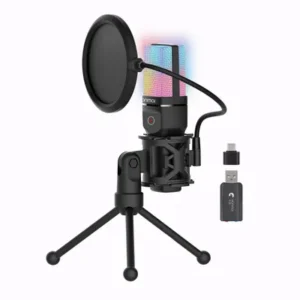 Yanmai – Microphone Gaming Sans Fil SF-777W avec RGB