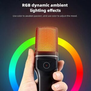 Yanmai – Microphone Gaming Sans Fil SF-777W avec RGB