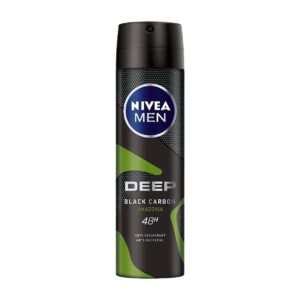 Nivea Men Deep Déodorant Spray – Black Carbon Amazonia 150 ml