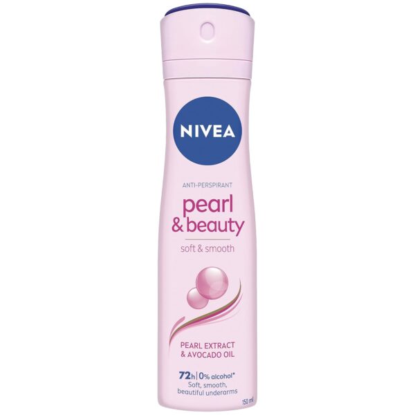 Nivea Déodorant Spray Femme – Pearl & Beauty 150 ml