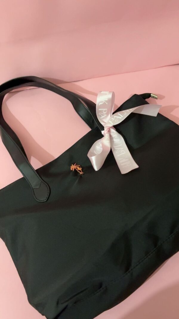 Sac à main Pink Palms Noir