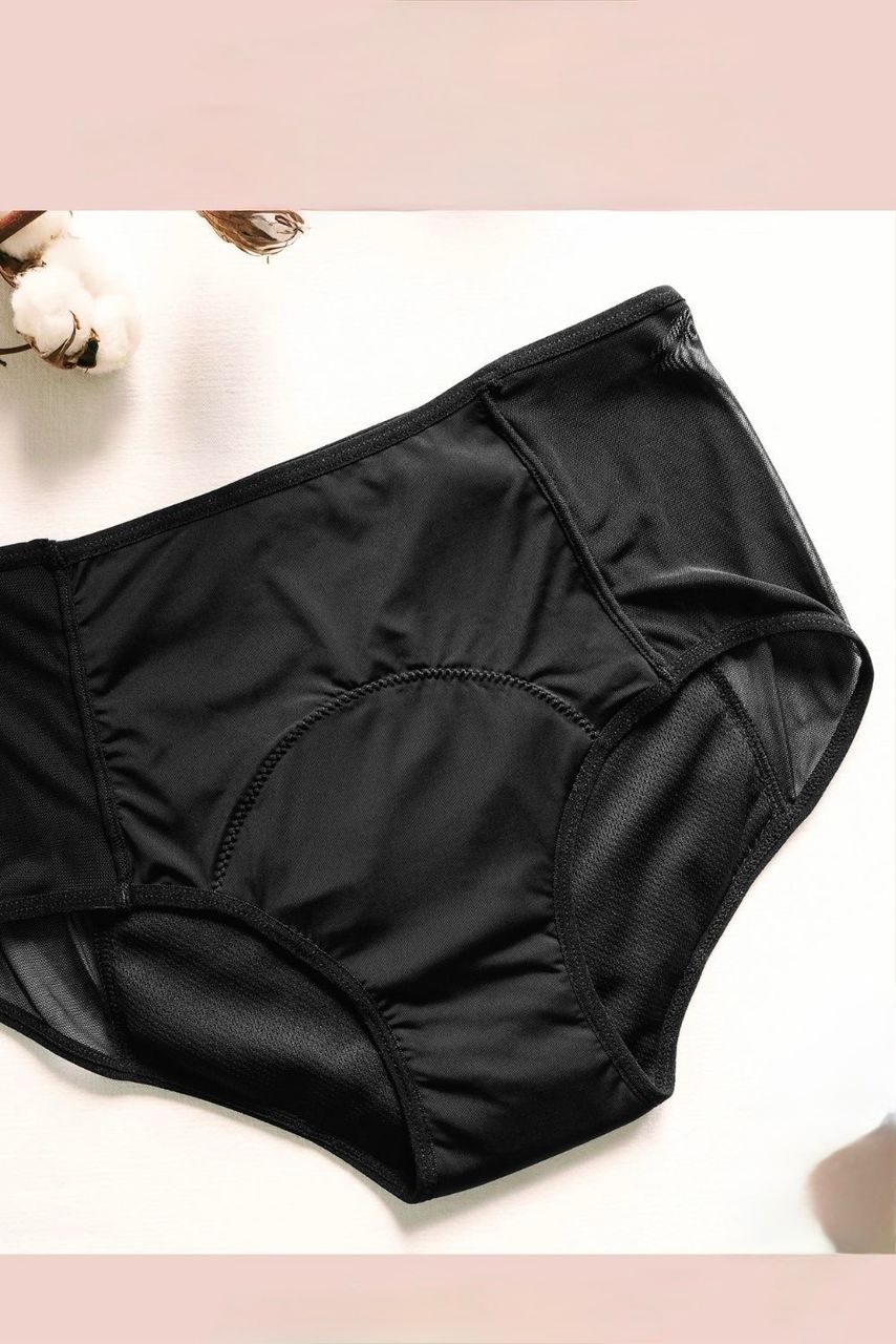 Culotte Menstruelle Réutilisable Noire – Image 2