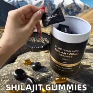 Shilajit Gold Gummies – Complément Alimentaire 3000mg (60 Gummies)
